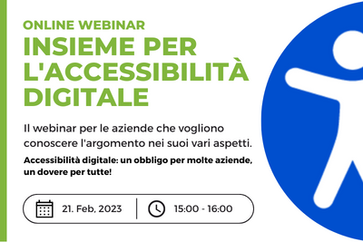 Locandina Webinar Accessibilità Digitale